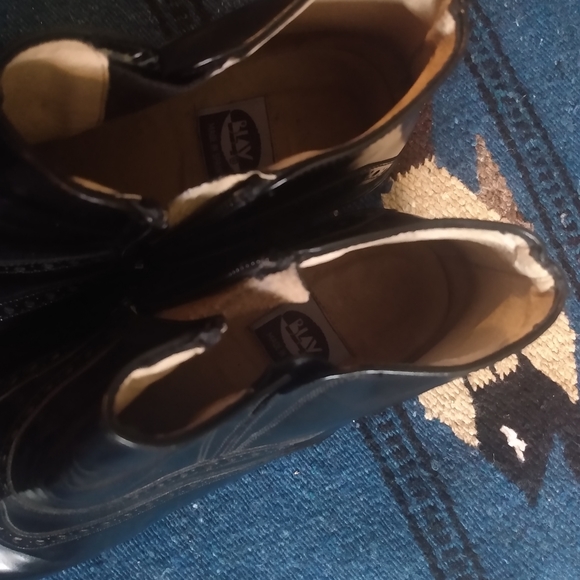 90s Y2K Clueless Oxford High Heel Boots Size 10 - Picture 8 of 8